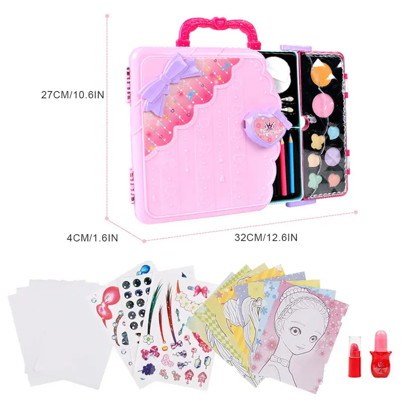 Косметические игрушки детский игровой домик имитация девочка набор для макияжа