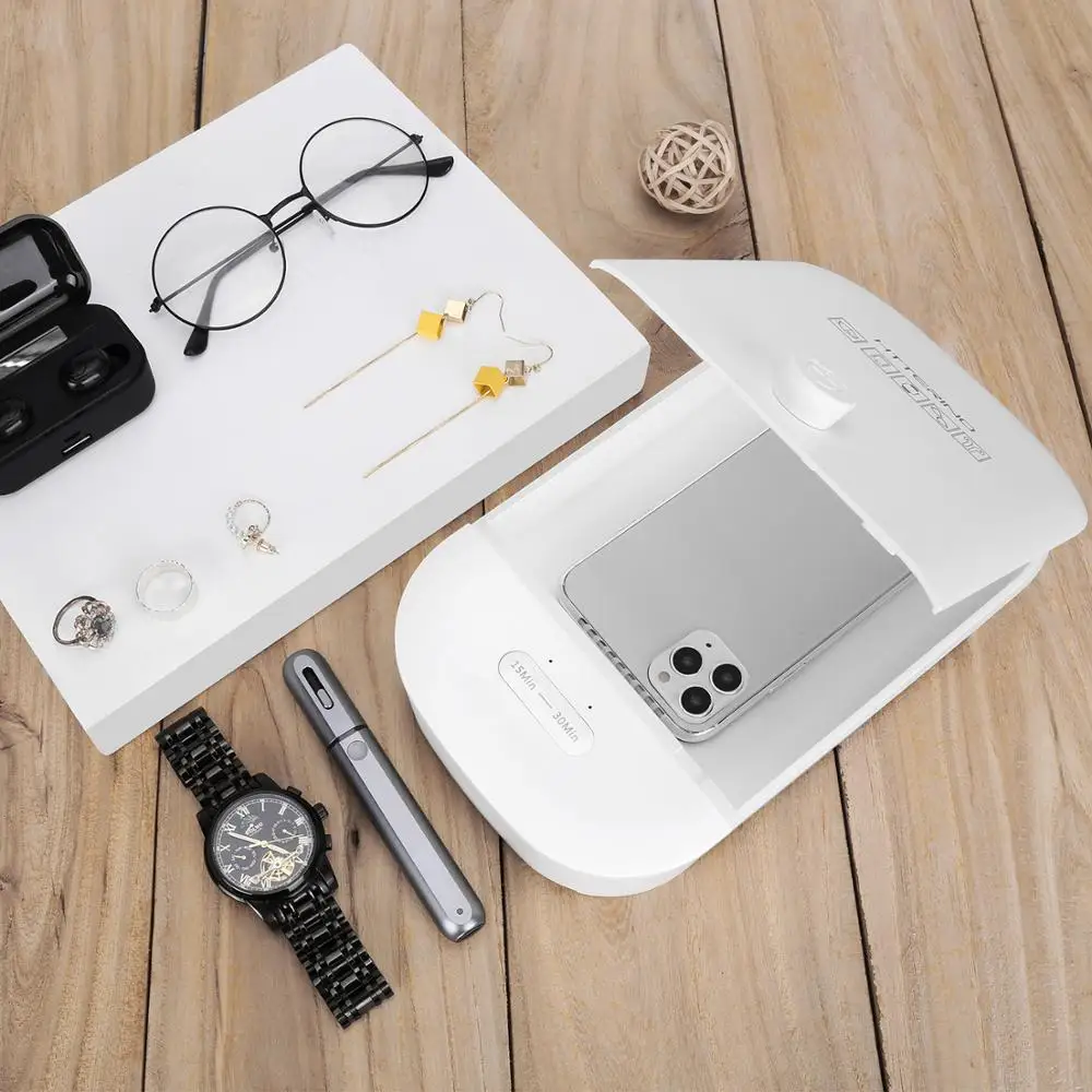 

Portable UV Sterilizer Lamp Light Box Cell Phone Disinfector Type-C Socket Clean for All iPhone Android Any Small Items