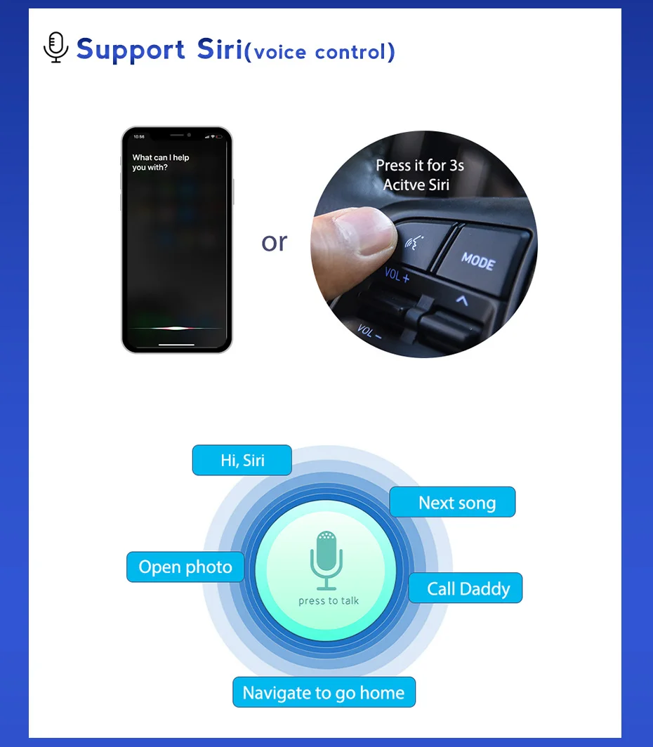 Wireless Carplay Box Android Auto Module For Audi A8 2010-2017 Car Radio Multimedia System Support camera Mirror Lin-k | Автомобили и