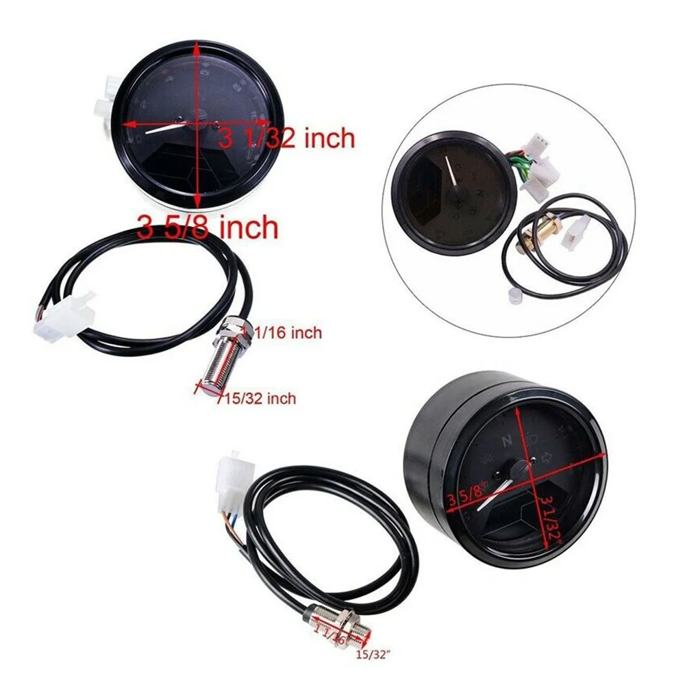 Запчасти Аксессуары к спидометру мотоцикла цифровой спидометр тахометр DC