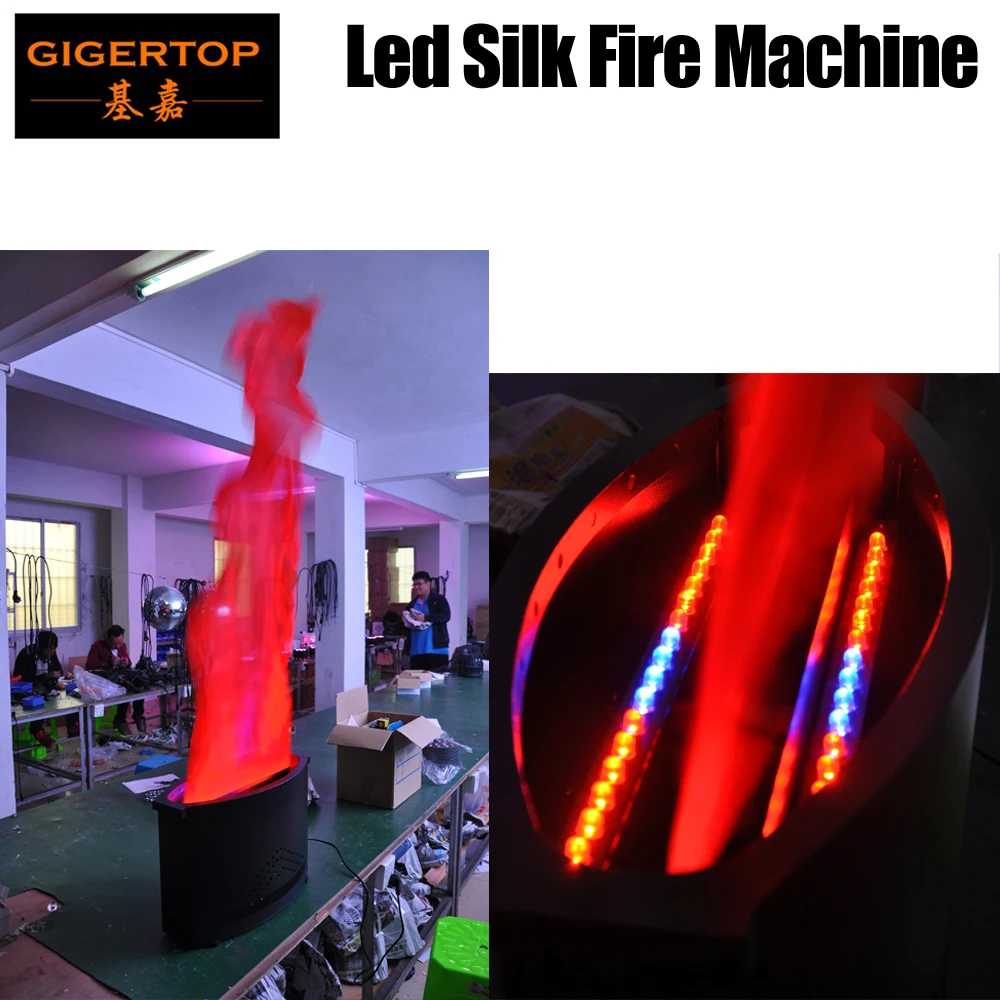 Factory Supply Sales Stage Simulation Fire Machine Hand Control Flame Projector 36 x 10mm Led Silk TP-T150 | Освещение