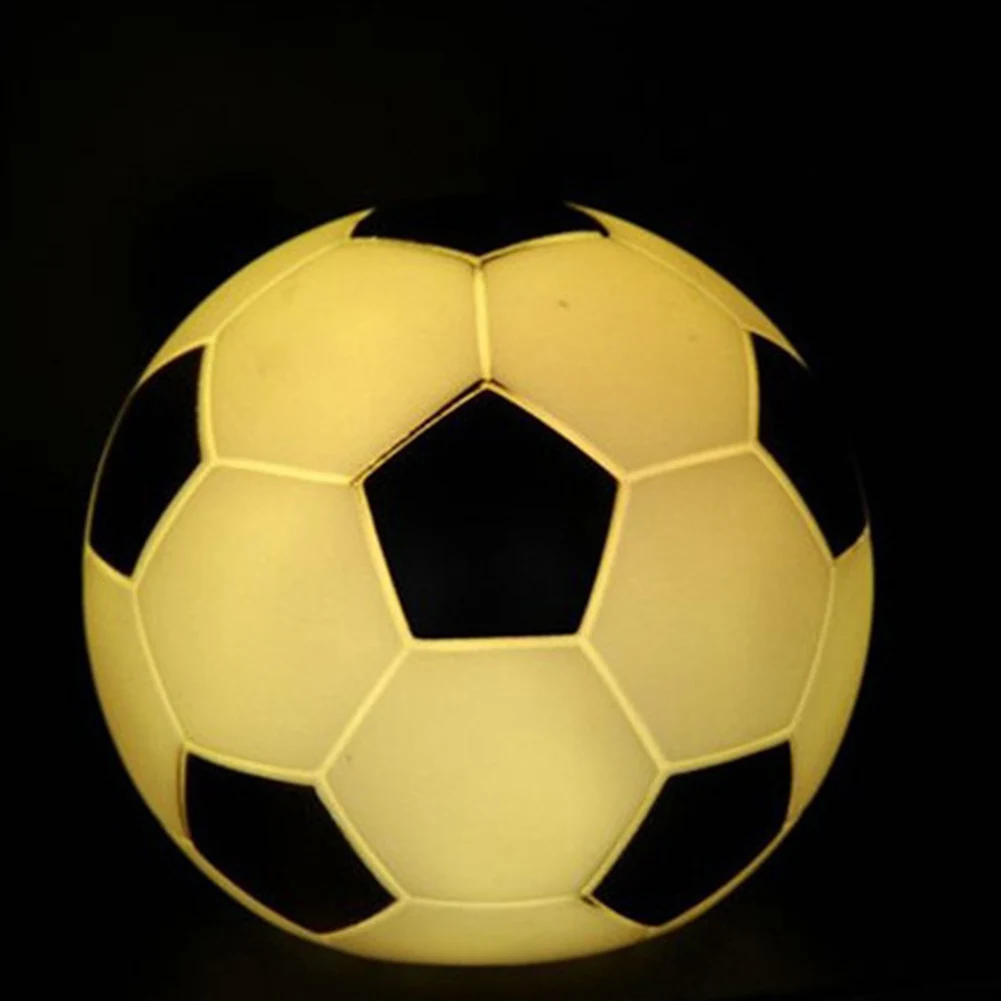 Светодиодный ночник для смены футбольного мяча вечерние рождественские