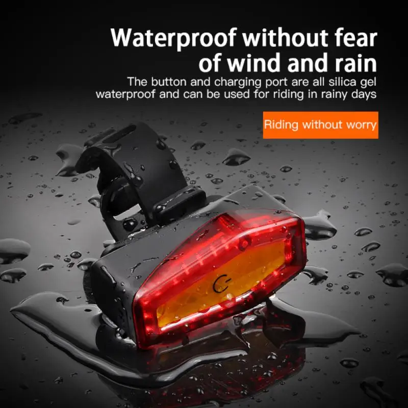 

Bike Light Flash Tail Rear Lights Multi Lighting Modes Models USB Charge Bicycle Warning Light LED For Road MTB Bike Accessories