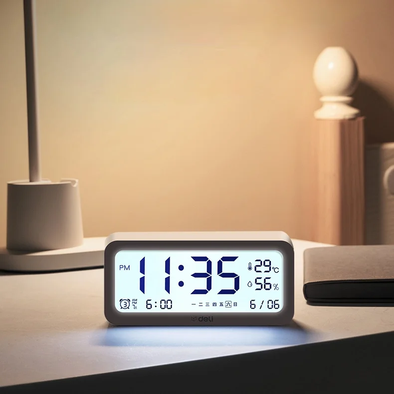 

Silent Creative Alarm Clock Modern Led Cute Luxury Smart Digital Alarm Clock Travel Child Bedroom Pertador Desk Decoration 50