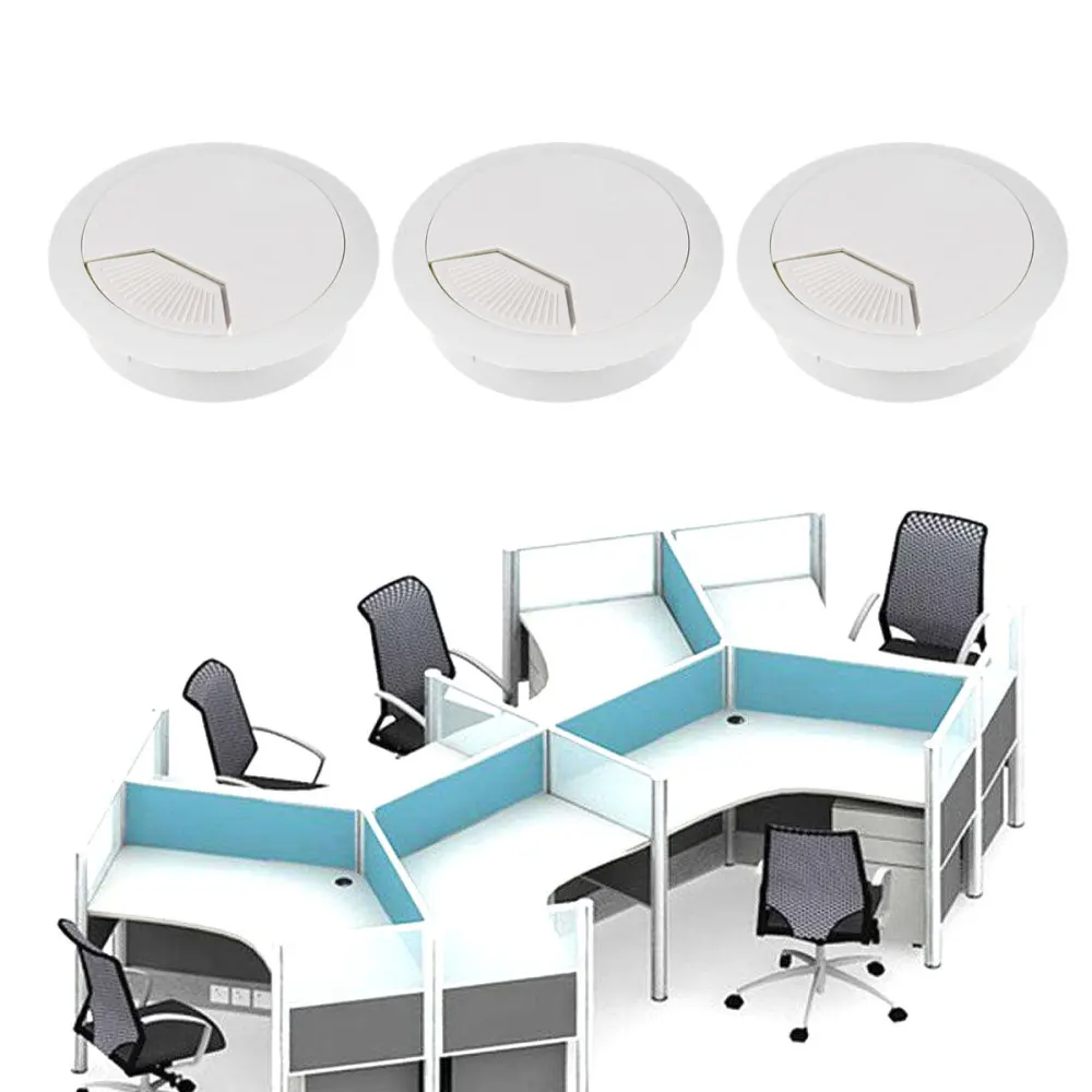 10 шт. чехол для кабеля диаметром 50 мм (серый белый)|Крышки с прорехами проводов| |