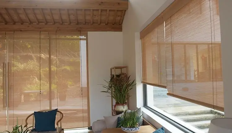 Тре магазины Rideau Оттенки для любви Жалюзи Окно Roleta Na Okno Bamboo Persianas Estores rollgordijnen Cortinas рулонные шторы