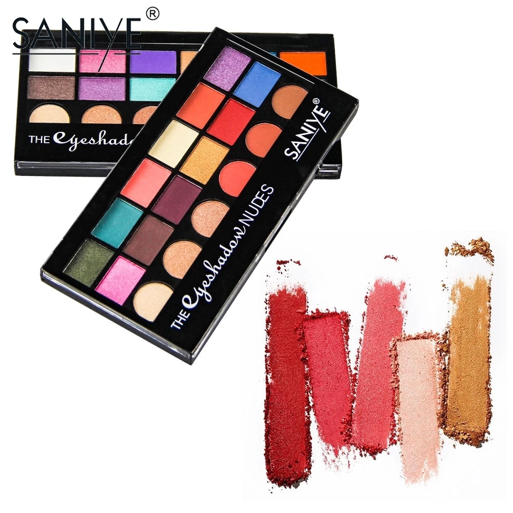 SANIYE 18 цветов Профессиональные Тени для век палитра макияжа красота
