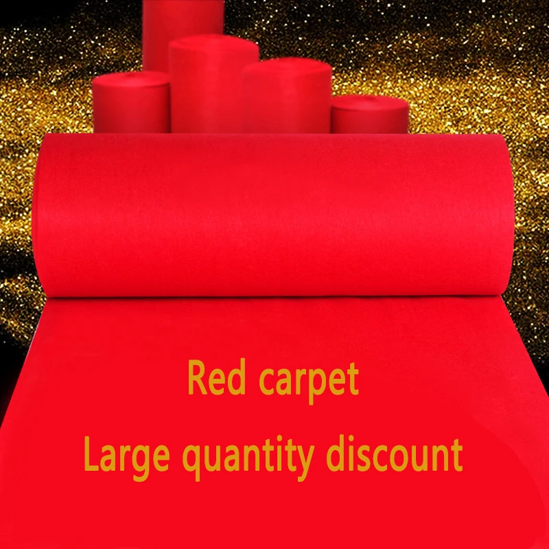 

1/3/5/10 Meters travel red carpet wedding carpet one-time red carpet exhibition carpet wholesale corridor stair mat.