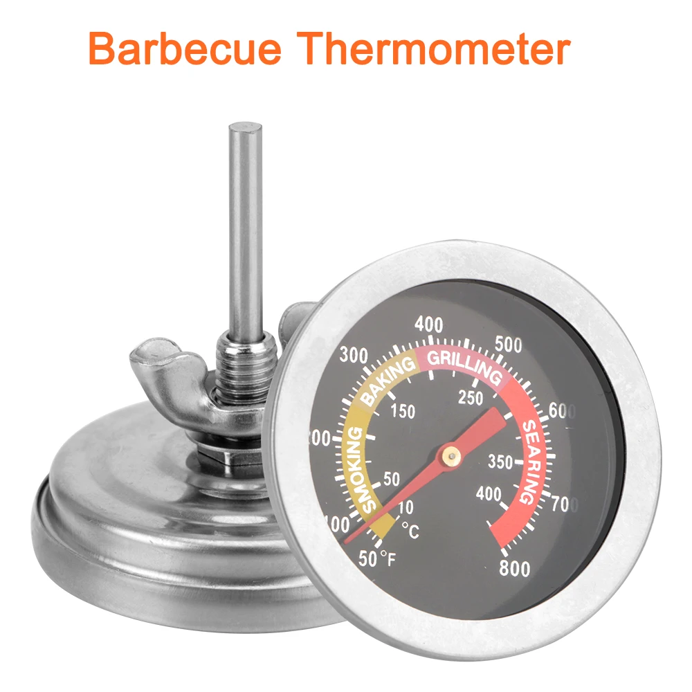 

HILIFE BBQ Smoker Grill Thermometer 0-400℃ Oven Thermometer for Kitchen Home Baking Household Cooking Temp Gauge Instant Read