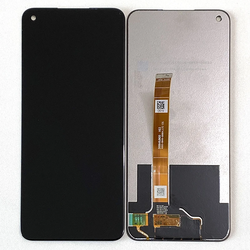 ЖК экран 6 5 &quotM &amp Sen для Oppo Realme 7 RMX2155 сенсорная панель дигитайзер 5G RMX2111 рамка