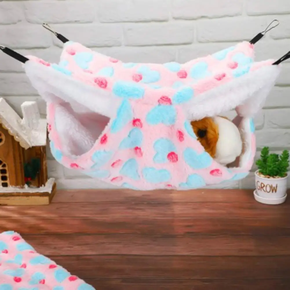 1 комплект уютный гамак для хомяка с крючками кровать домашнего животного гнездо