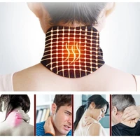 hot salenew tourmaline magnetic therapy neck massager cervical vertebra protection spontaneous heating belt body massager