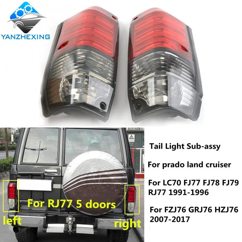 Задний бампер светодиодный светильник задняя фара для Prado Land Cruiser 91 96 LC70 FJ77 FJ78 FJ79