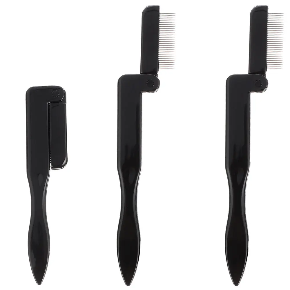 

3pcs Comb Eyelash Brush Comb Foldable Eyelash Mascara Brush Makeup Brush
