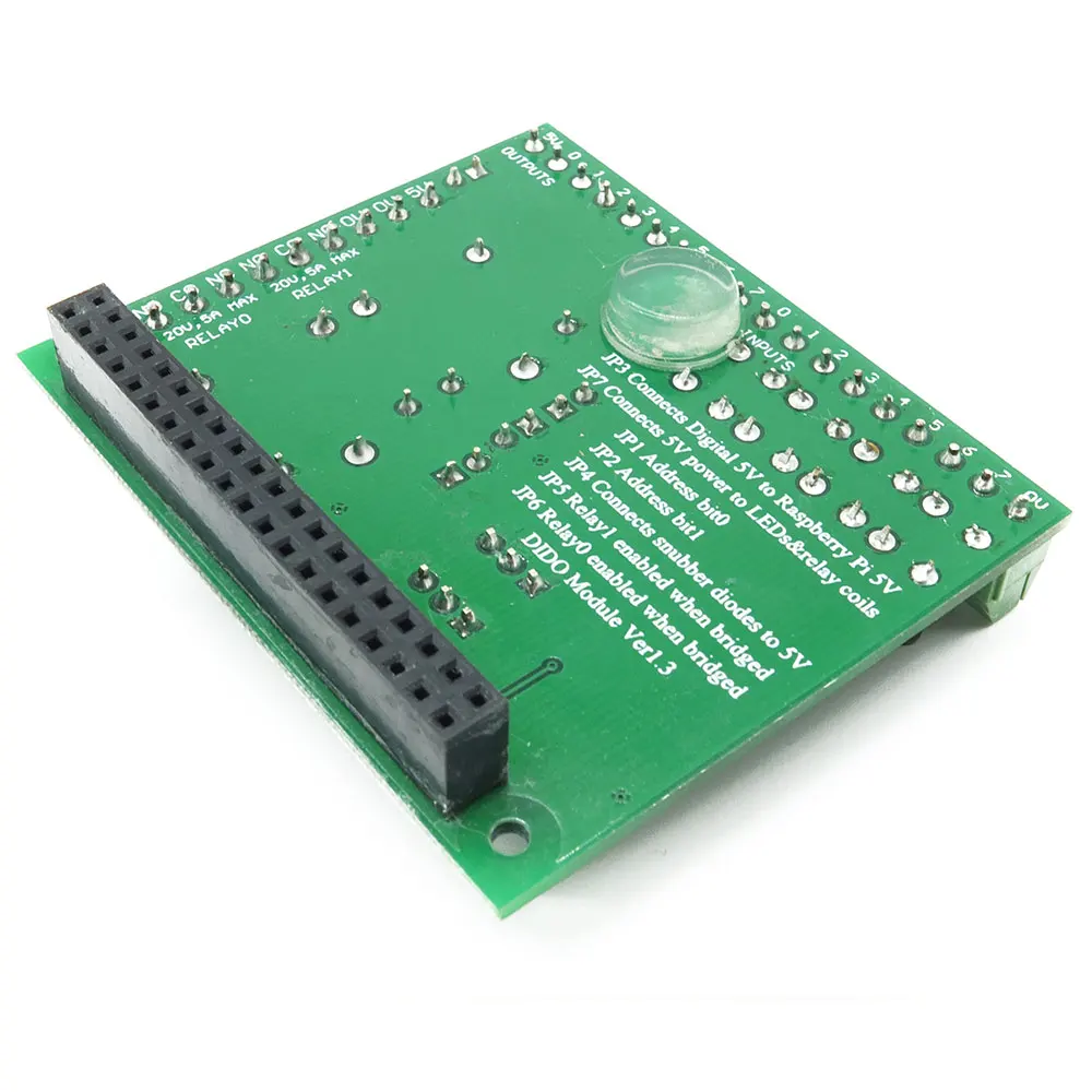 Плата расширения вывода цифрового входа Raspberry Pi 4 модуль DIDO для Model B / 3B + 2B A Прямая