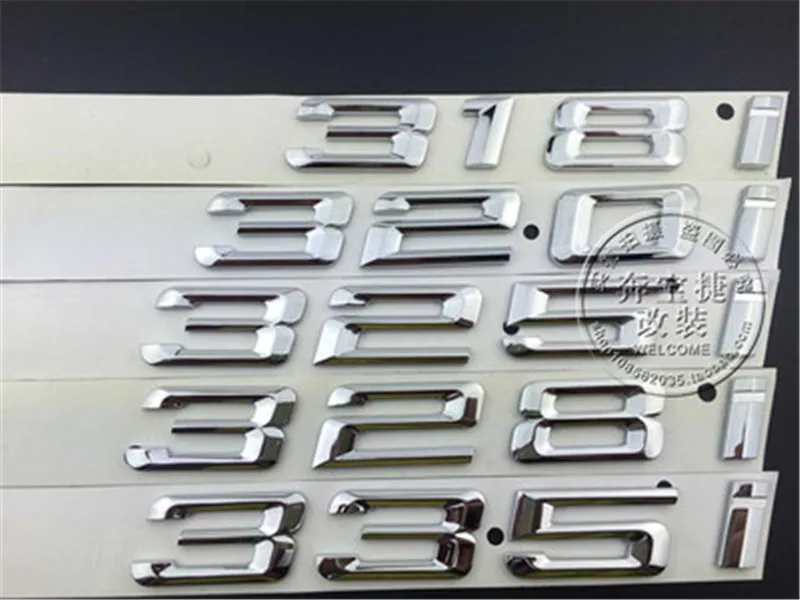 Наклейка с логотипом автомобиля надписью и номером для 318i 320i 325i 328i 330i 335i 340i 520i 530i