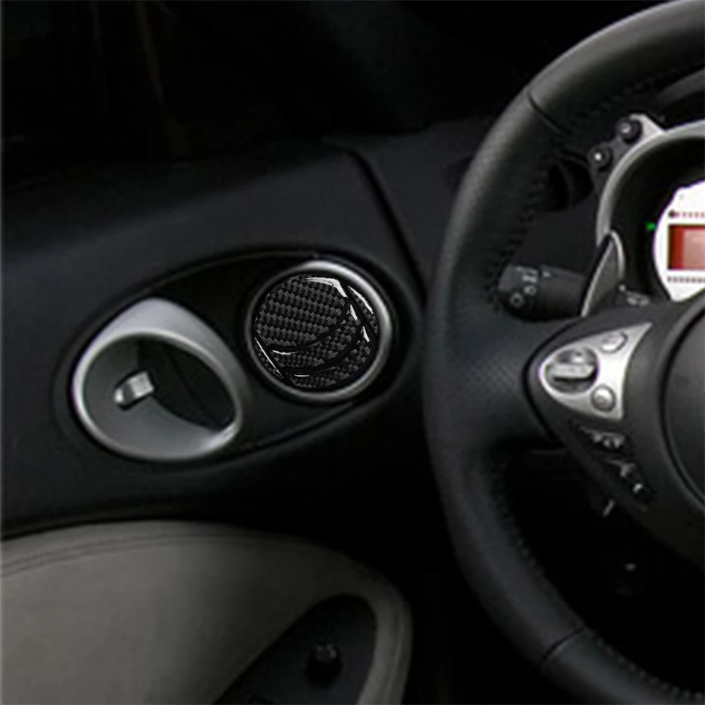 

Углеродное волокно левый/правый вентиляционное отверстие Крышка Накладка для Nissan 350z 2006-2009 украшение интерьера автомобиля аксессуары автом...