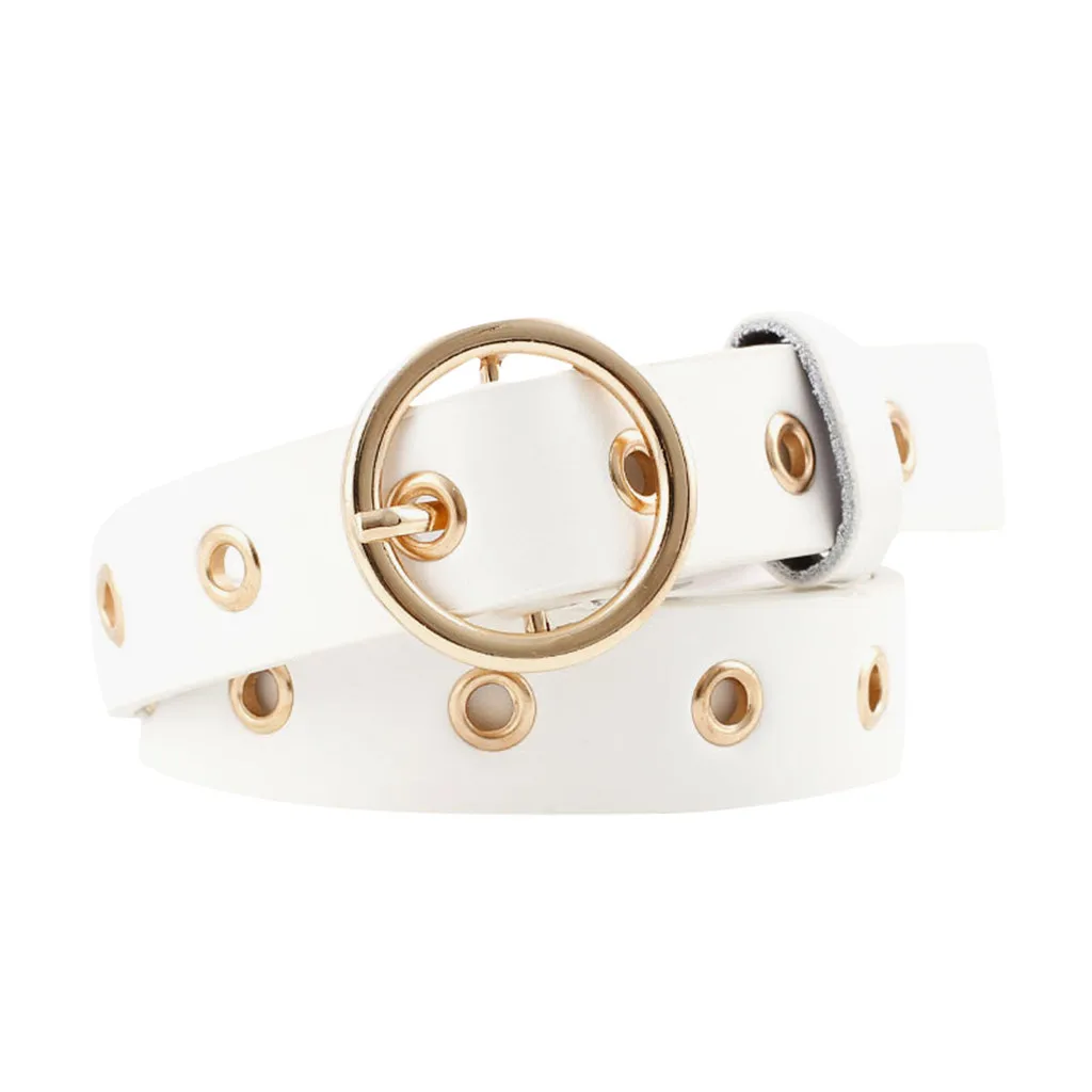 Милый кожаный ремень для женщин женский с пряжкой в форме сердца розовый белый