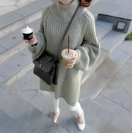 2019 новый пуловер женский джемпер-водолазка джемпер теплый толстый зимний