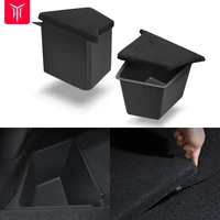 yz for tesla model y 2021 rear trunk organizer storage box for tesla modely 2022 storage bins packets tray case accessories