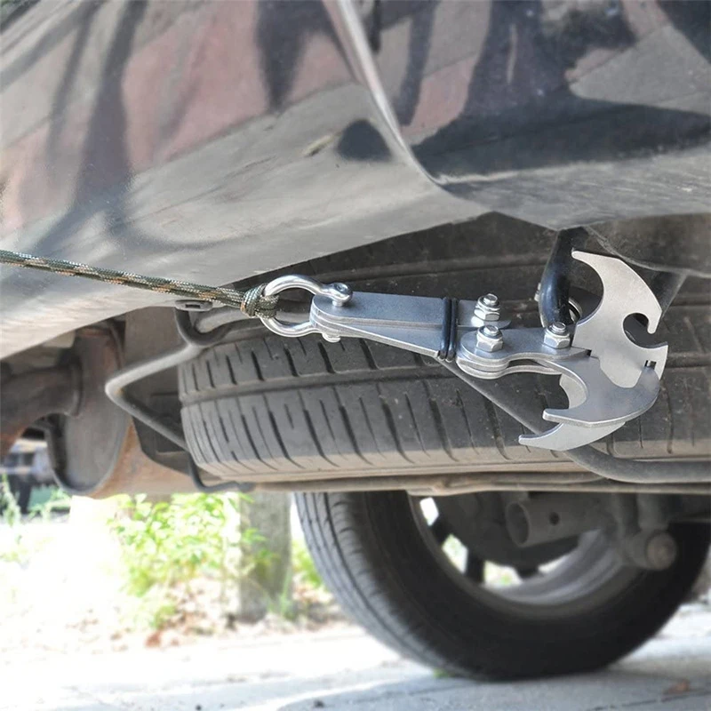 

1 Set Gravity Hook Grip Hook Climbing Claw Carabiner Suitable for Outdoor Activities EDC Tool IN YOUR Bug OUT BAG