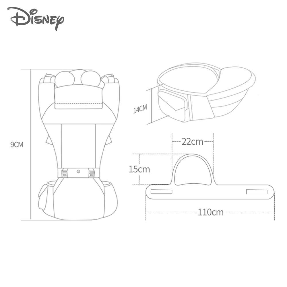 Эргономичная переноска для новорожденных детский рюкзак-кенгуру талию дышащий