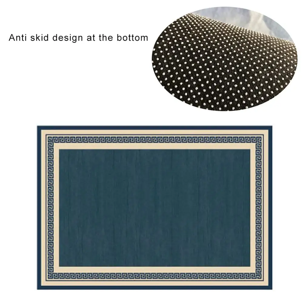 Китайские Нескользящие Коврики для гостиной с растительным рисунком коврик