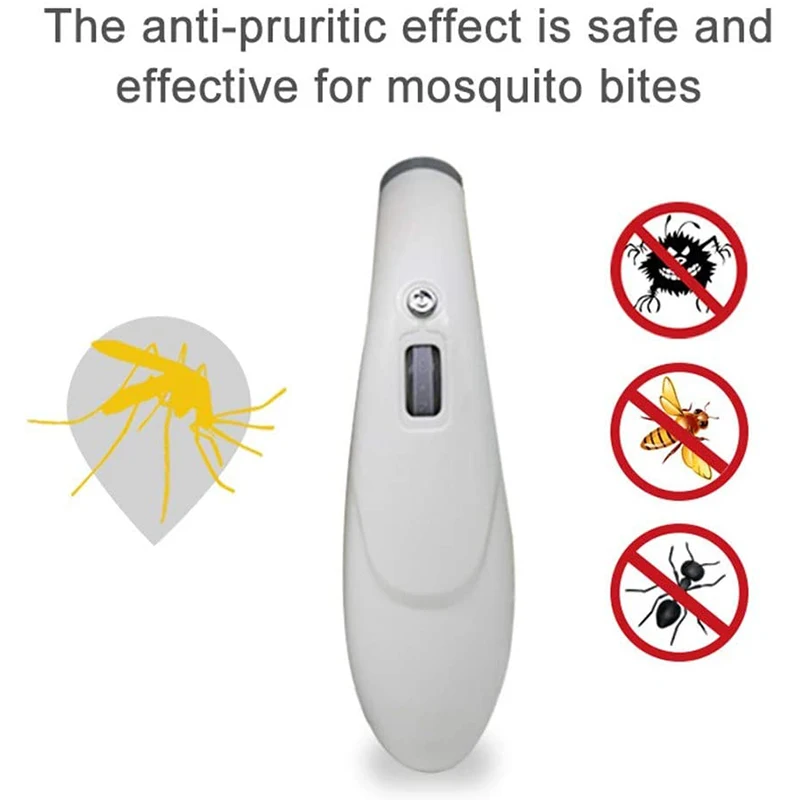 Itching Relieving Neutralizer Mosquito Bite Reliever Bug Insect Bites Itch Neutralizer Relief Electronic Antipruritic Device portable mosquito insect bite relieve itching pen electronic mosquito bite antipruritic device antipruritic stick for travel