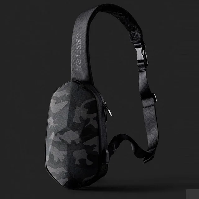 Camouflage Xiaomi BEABORN Polyhedron PU Рюкзак крутая Сумка водонепроницаемая модная спортивная сумка для отдыха нагрудная сумка для путешествий кемпинга - Цвет: Camouflage