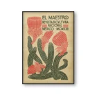 El Maestro постер, винтажный постер, Мексиканский художественный журнал, иллюстрация, холст с принтом, настенное художественное изображение, холст для живописи гостиной