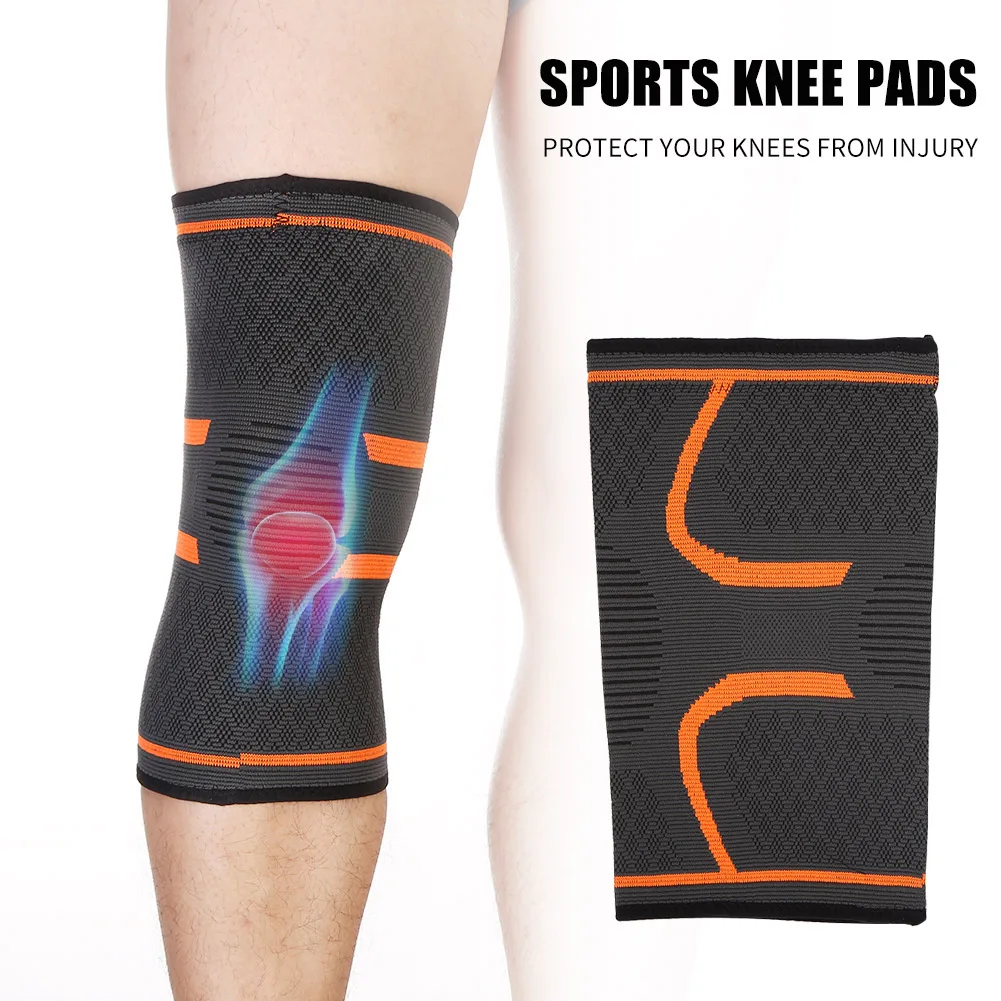 Вязаные нейлоновые наколенники защитный Противоскользящий наколенник для