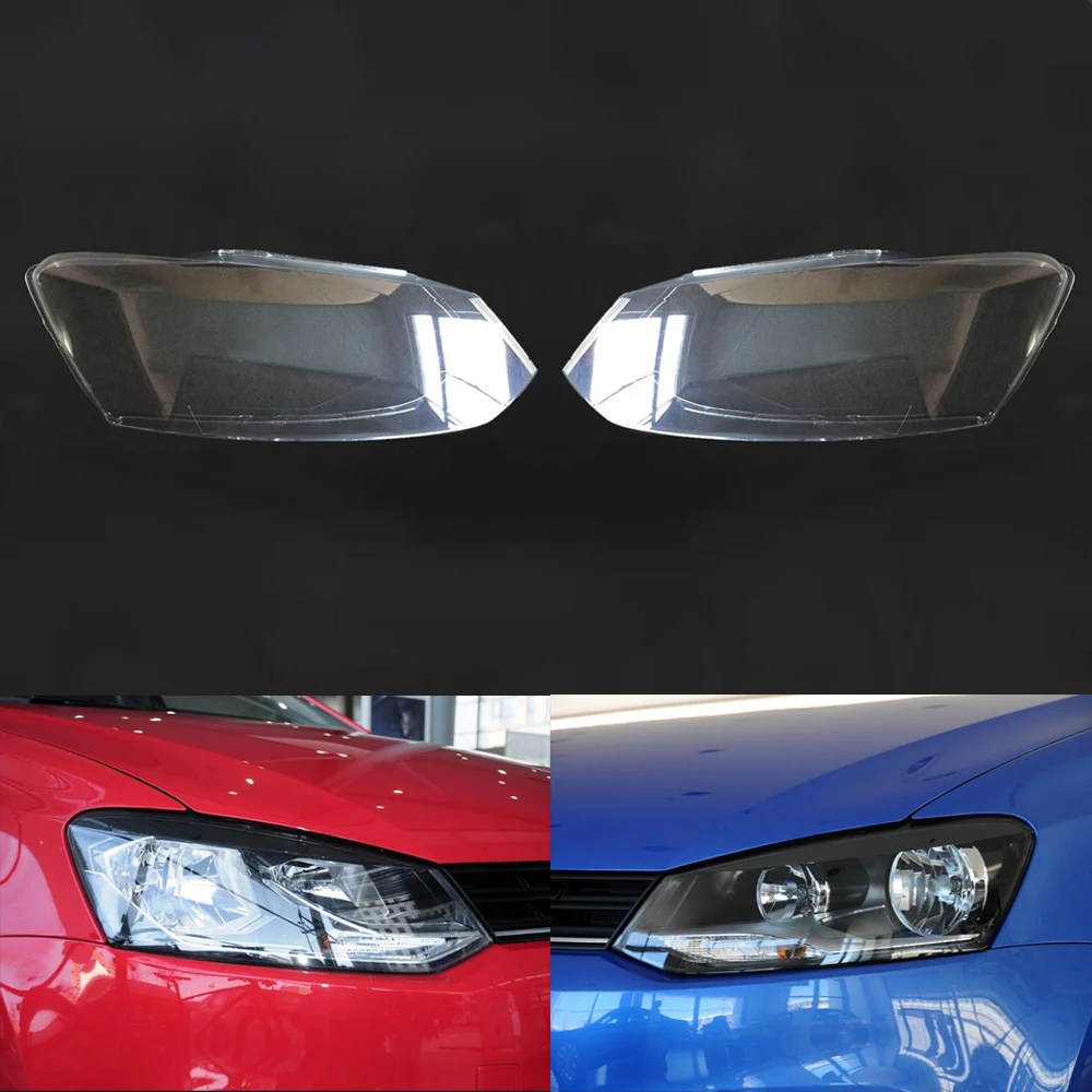Налобный объектив для Volkswagen VW Polo 2014 2015 2016 2017 прозрачный чехол фар