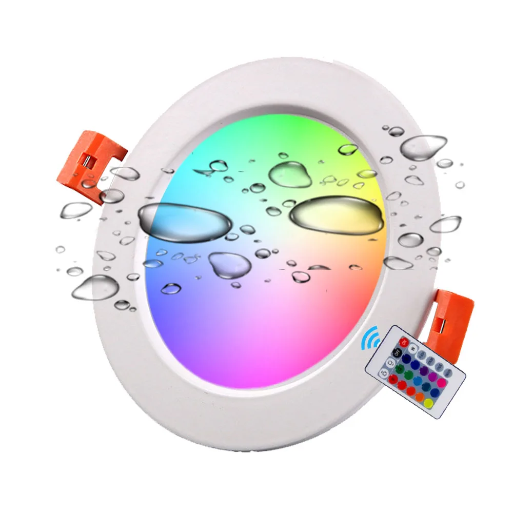 Умный Светодиодный точечный светильник RGB памяти Водонепроницаемый IP65 AC85 265V
