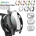 Чехол Hangrui для Huawei Watch GT 2E GT2 46 мм 42 мм, защитный бампер с полным покрытием и закаленным HD стеклом, защита экрана