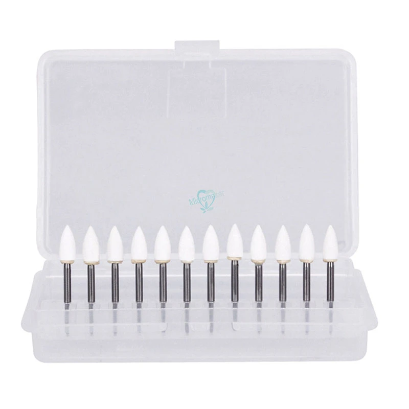 36 шт. Стоматологическое пламя &amp конус Белый Камень полировка FG Burs Fit