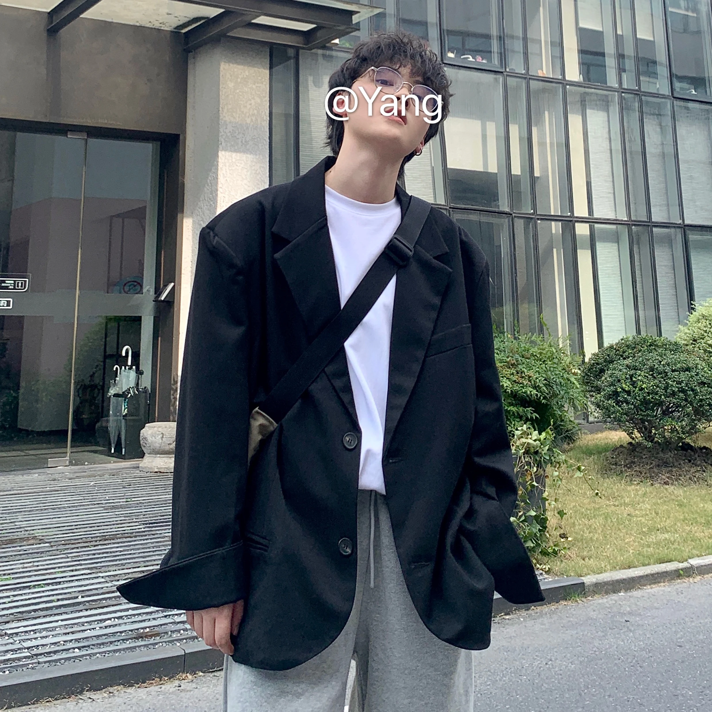 Новинка 2020 мужской костюм с рисунком одежда свободные мужские блейзеры пиджак