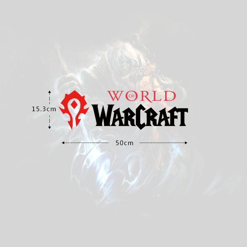 Автомобильная наклейка World of Warcraft Автомобильная наклейка для племенного логотипа Union Badge WOW задняя декоративная наклейка на окно - Название цвета: A