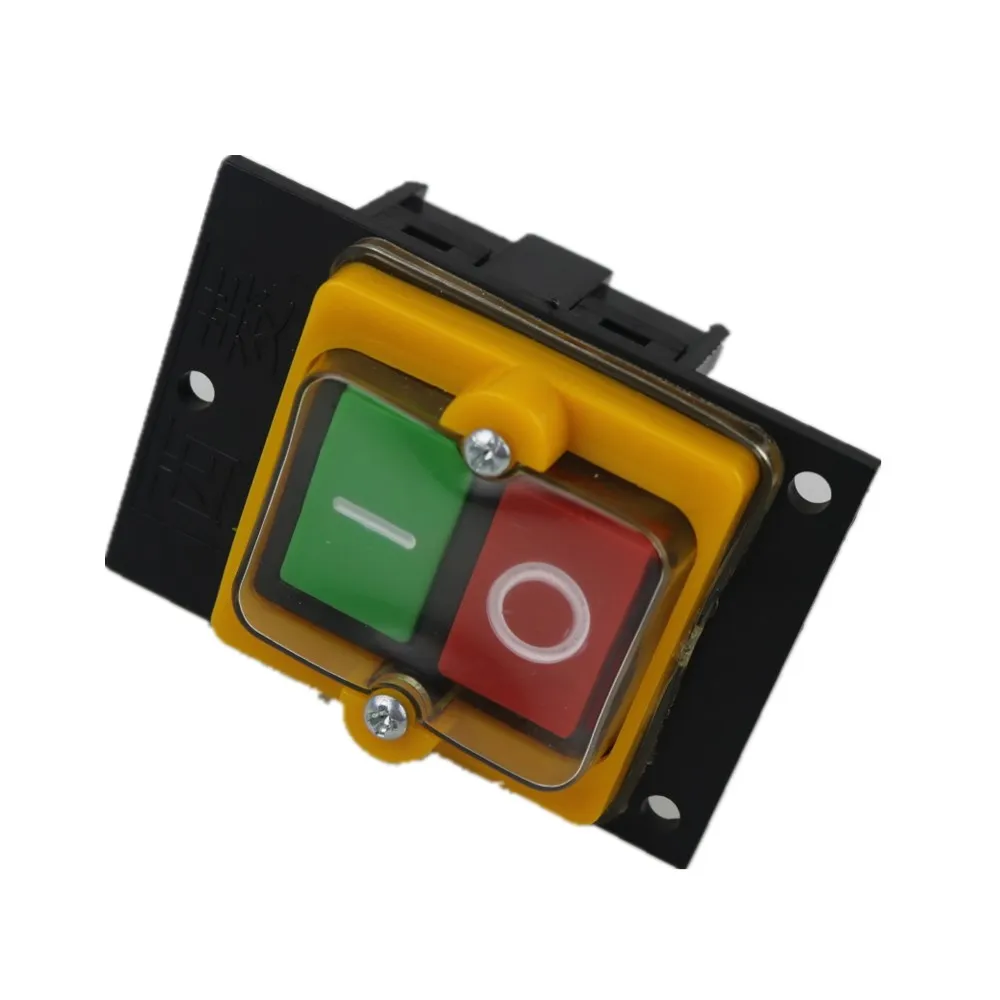 Новый переключатель включения и выключения, водонепроницаемый кнопочный переключатель 10A 380V AC 75x52mm KAO-5M