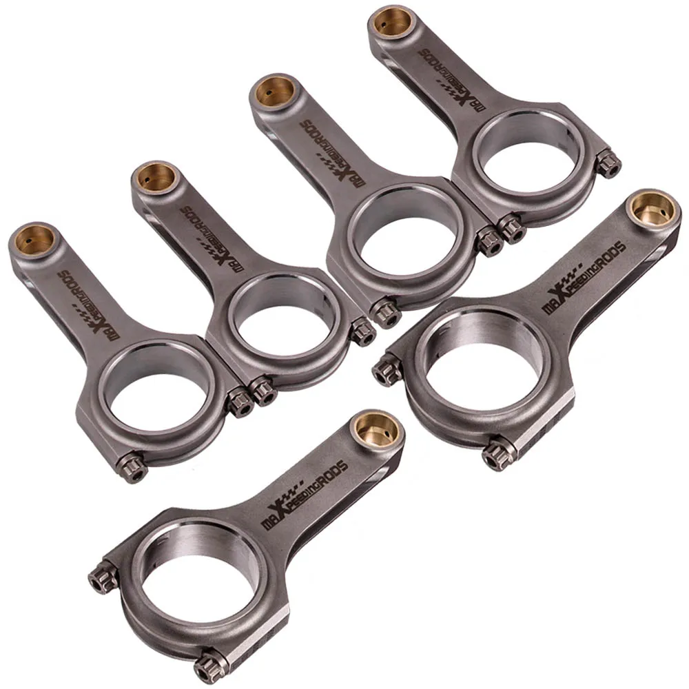 

6x Connecting Rods for BMW E30 325e E28 525e M20B27 2.7L 130mm ARP 2000 Bolts Conrods Bielle Pleuel Floating Piston Pin