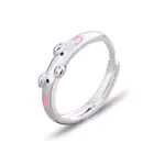Изысканные регулируемые открытые кольца с милыми животными свиньями для женщин и девушек ювелирные изделия Подарочные Кольца для вечеринок SAR137
