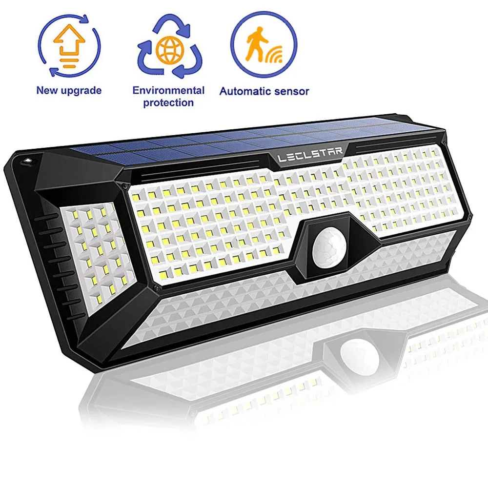 для дачи Супер яркая 268 Светодиодная лампа на солнечной батарее с датчиком