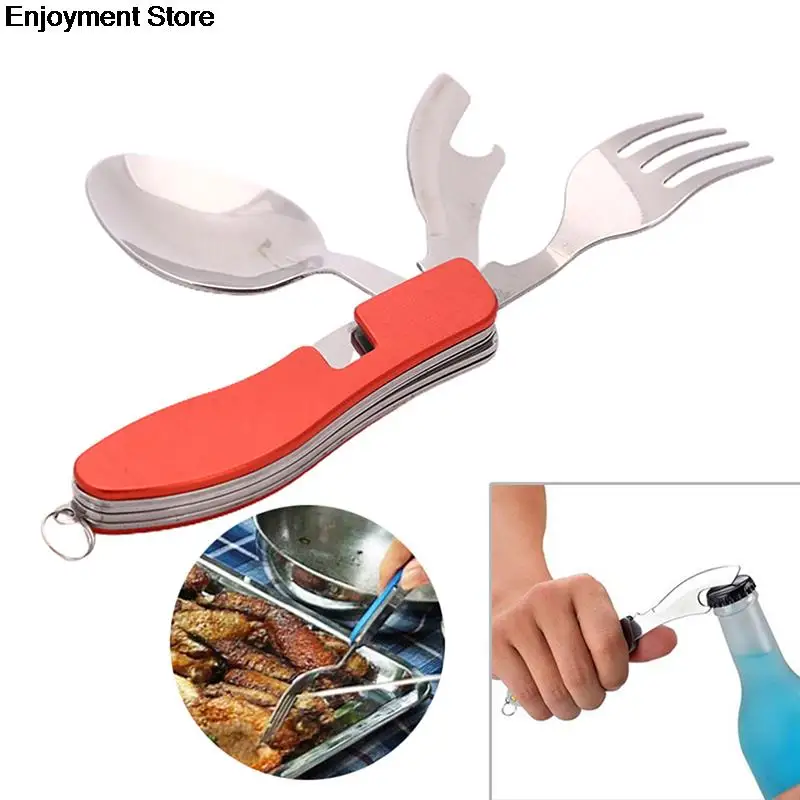 Мультитул на открытом воздухе Кемпинг Спортивная дорожная посуда Складные