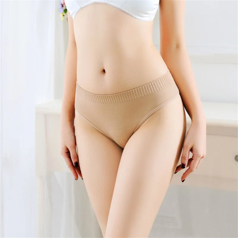 

sexy lingerie ropa mujer underwear women lenceria panties tanga thong Simplicity fashion Solid color Indentation Comfortable