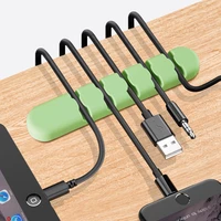 USB cable organizer Holder Protector Management Wire Winder Tie Fixer cables Clip Power Office Desktop Phone Cord Winder