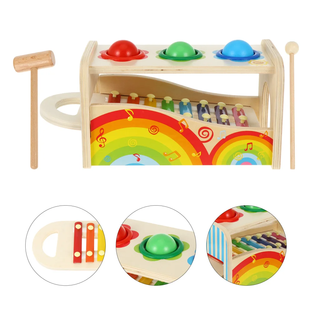 

Baby Learning Early Education Xylophone Wooden Musical Plaything for Toddler