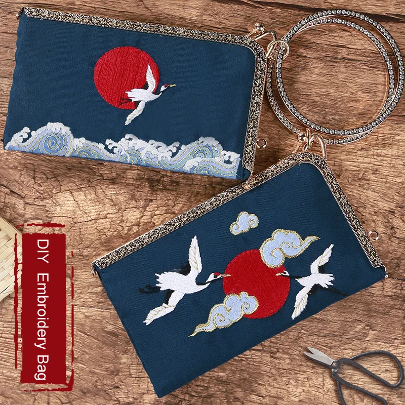 Легко DIY вышивка сумка комплект кошелек целование крестиком Набор для начинающих