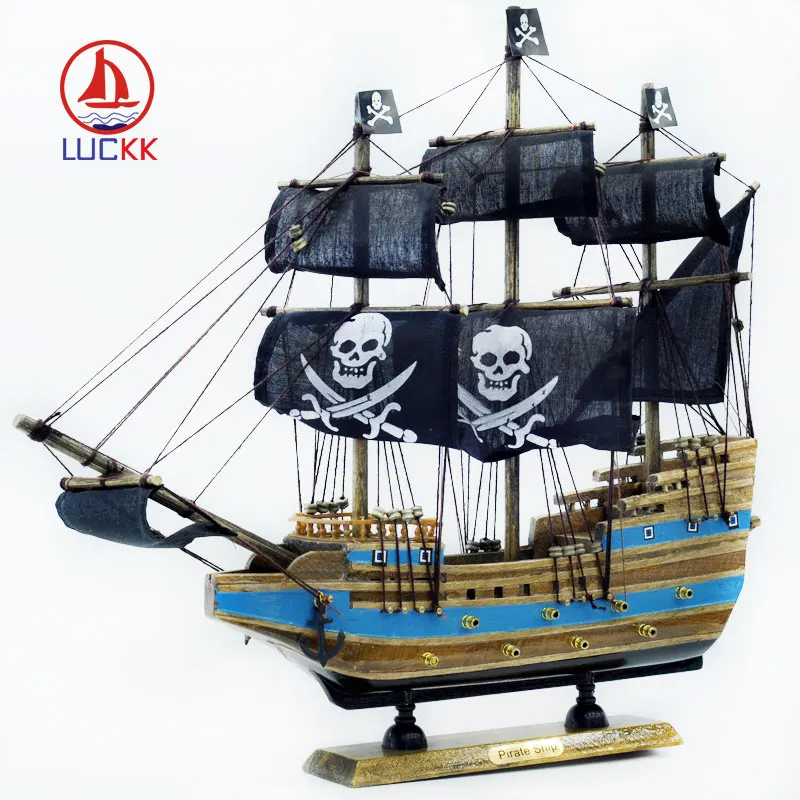 

LUCKK Карибский Corsair модель 40*9*34 см деревянная роскошная модель парусника модель корабля подарок для детей и взрослых