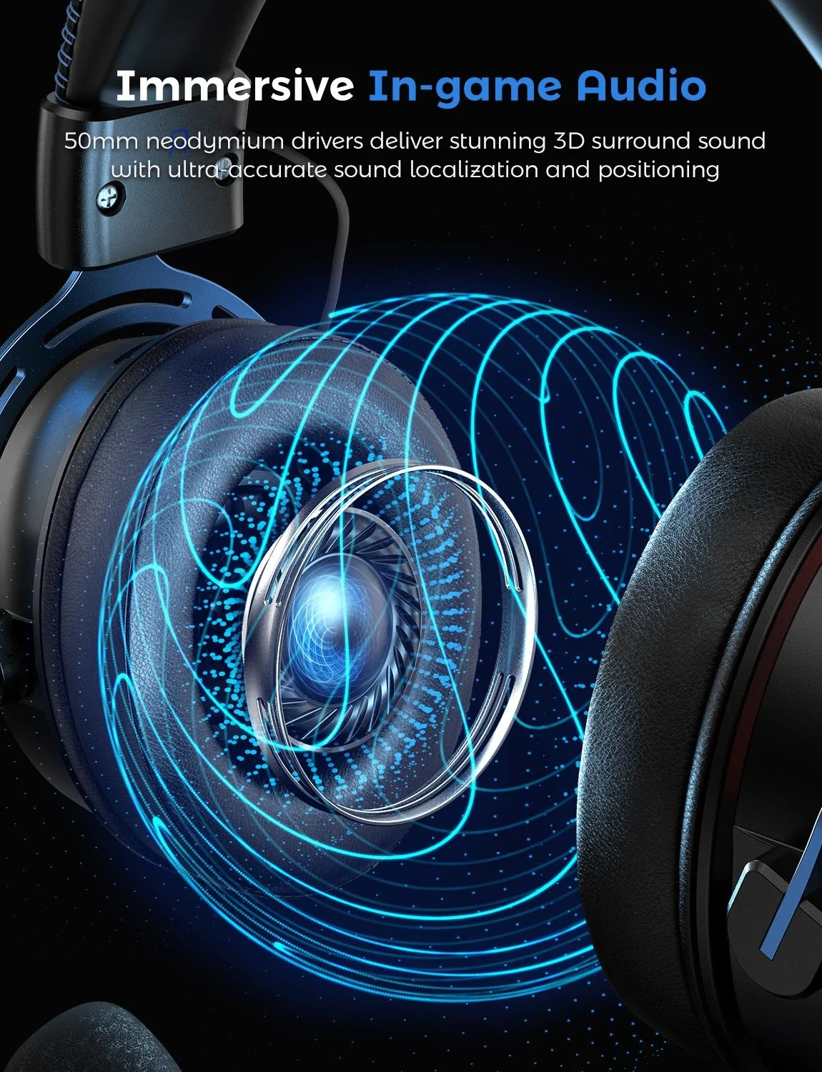

Gaming Headset 3.5mm Wired Headset Surround Sound Gaming Headphone With Noise Canceling Mic for PS4 PC Switch Gamer dodocool