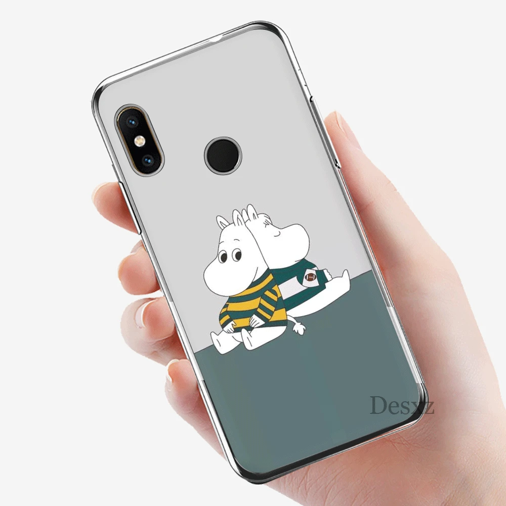 Мобильный телефон чехол для Xiaomi mi 6 8 A2 Lite A1 5X 6X F1 9 9SE SE MAX 3 A3 CC9 CC9E 9T Mix 2S moomin cartoon hippo |