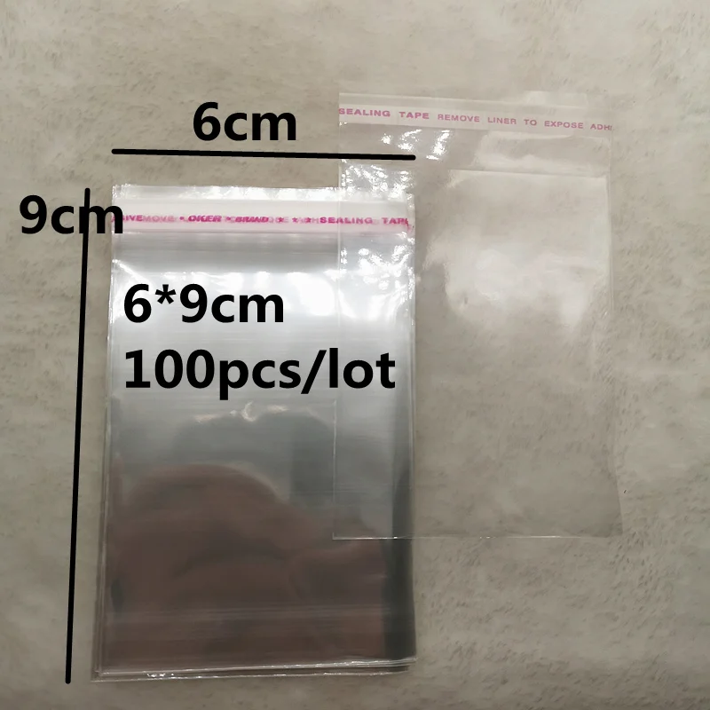 4x6-14x14cm различные модели герметичные полиэтиленовые пакеты прозрачные Opp пластиковые пакеты самоклеющиеся уплотнения ювелирных изделий делая мешок - Цвет: 6x9cm